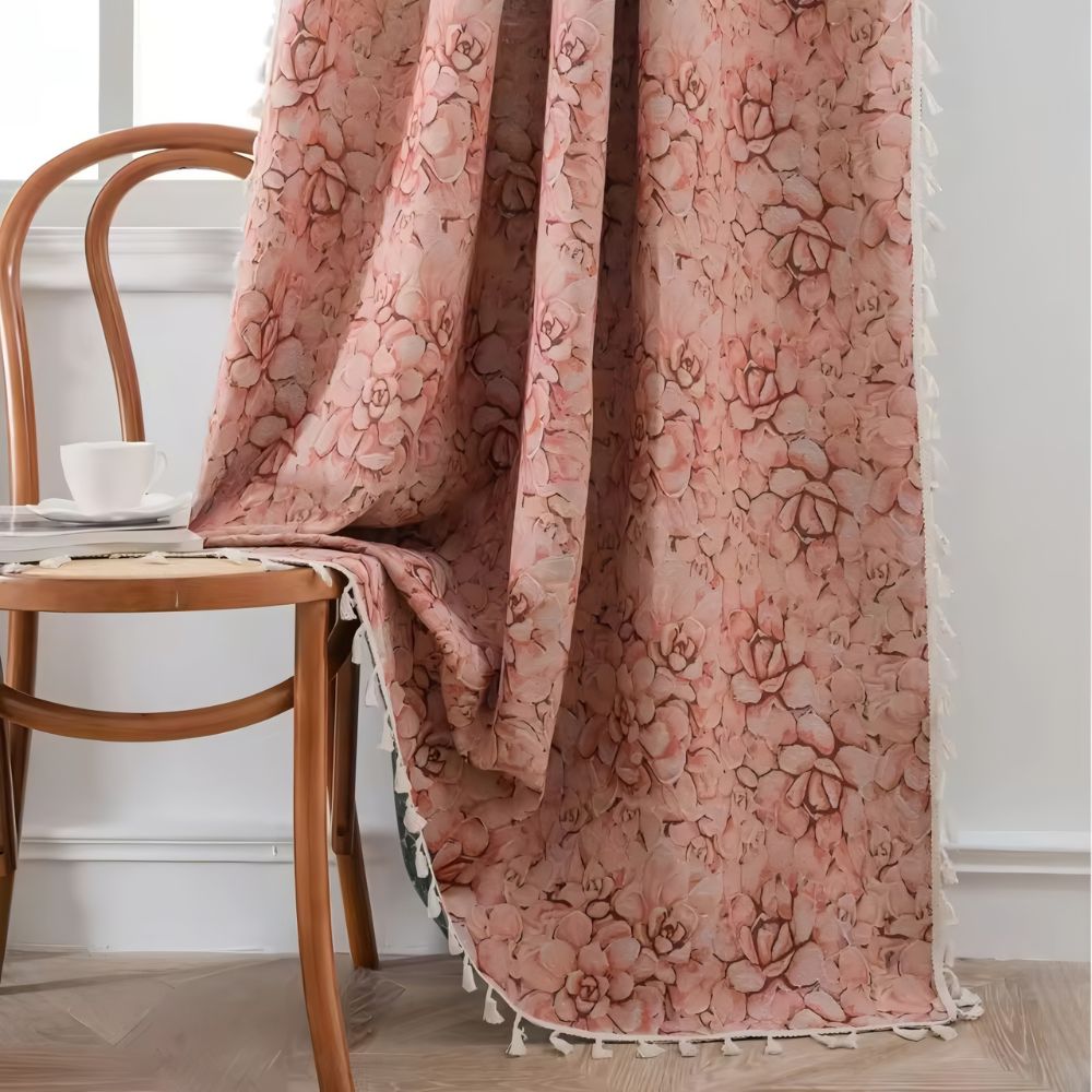 Wisteria Weave Gordijn - Jacquard, Semi-Schaduwrijk Raamdecoratie 6