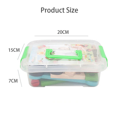 ToolyBox™ – Creatief Houten Gereedschapsspel – Montessori Speelset
