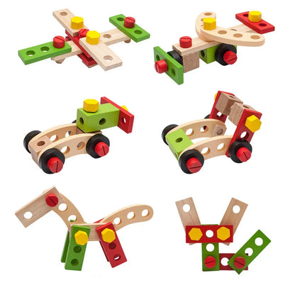ToolyBox™ – Creatief Houten Gereedschapsspel – Montessori Speelset