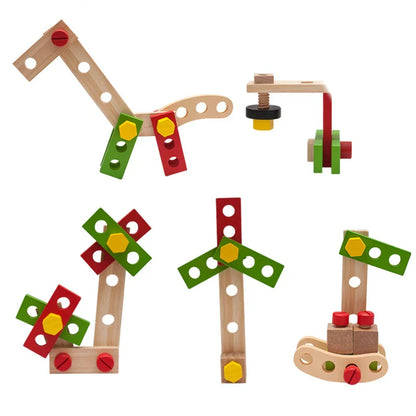 ToolyBox™ – Creatief Houten Gereedschapsspel – Montessori Speelset
