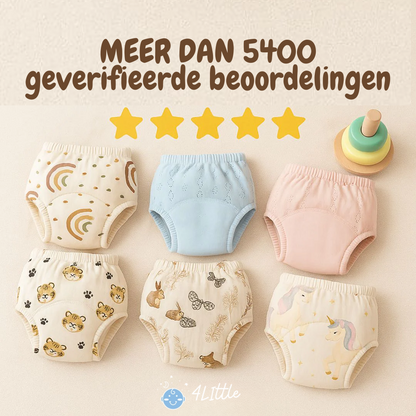 PottyPals™ – Herbruikbare Pottytrainer van Katoen – Peuter Training Broekje