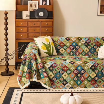Zahara Bankhoes - Geometrisch Design, Zachte Microvezel 0