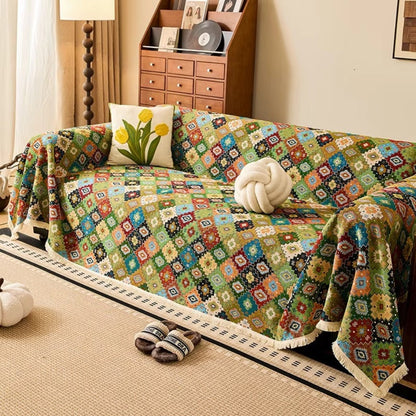 Zahara Bankhoes - Geometrisch Design, Zachte Microvezel 1