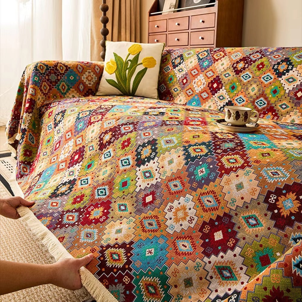Zahara Bankhoes - Geometrisch Design, Zachte Microvezel 3