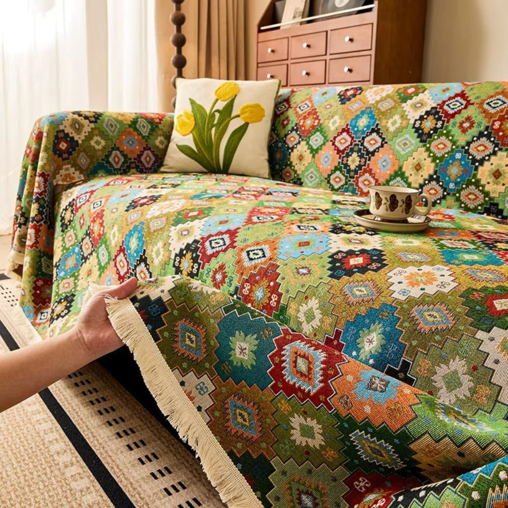 Zahara Bankhoes - Geometrisch Design, Zachte Microvezel 4