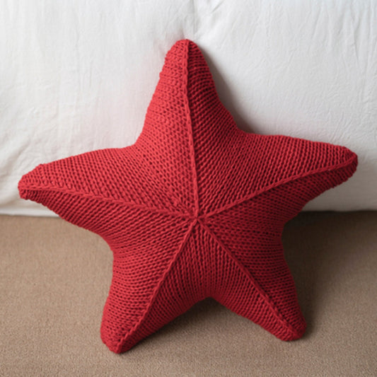 Zeeziek Decoratie Kussen - Handgebreid, Nautisch Ontwerp 50x50 cm 0
