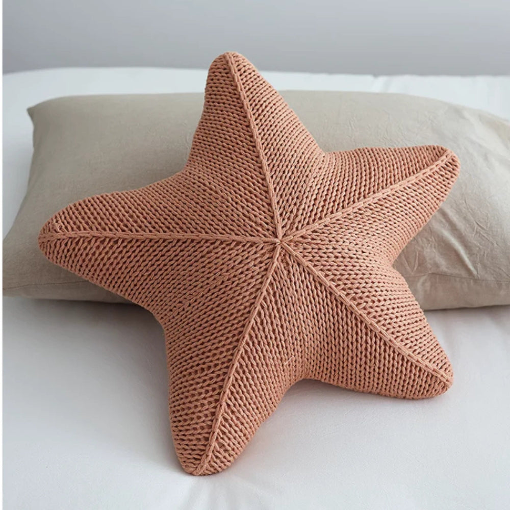 Zeeziek Decoratie Kussen - Handgebreid, Nautisch Ontwerp 50x50 cm 4