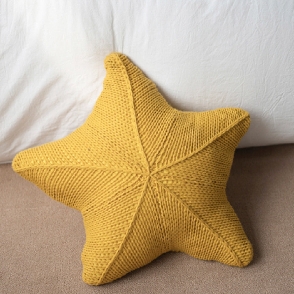 Zeeziek Decoratie Kussen - Handgebreid, Nautisch Ontwerp 50x50 cm 5