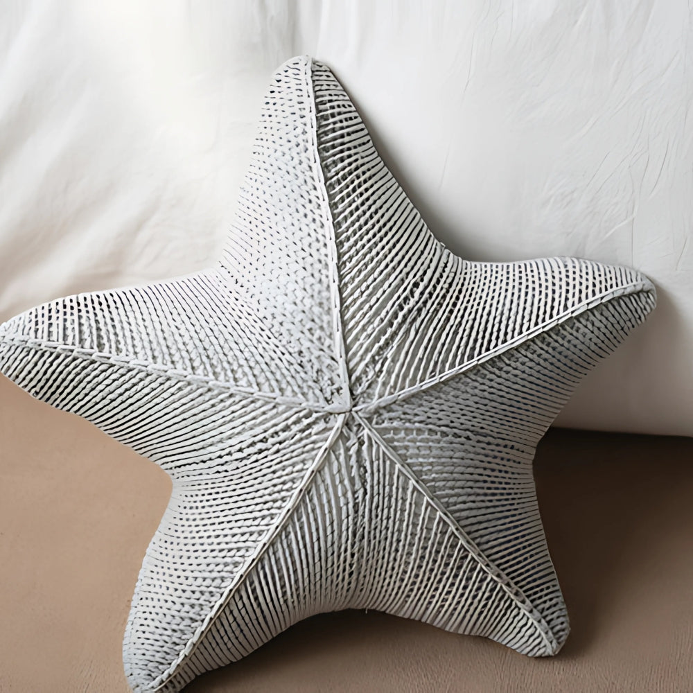 Zeeziek Decoratie Kussen - Handgebreid, Nautisch Ontwerp 50x50 cm 6