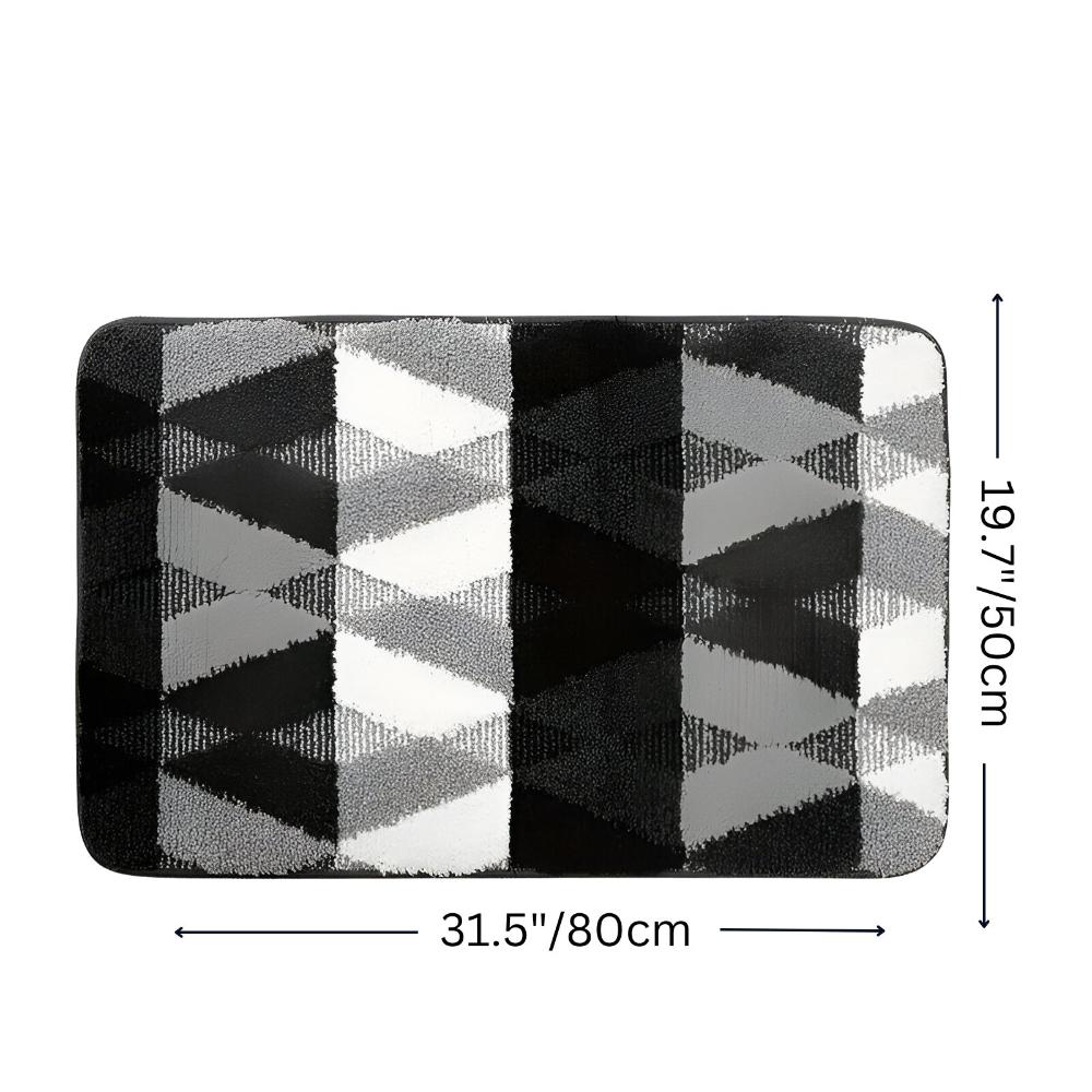 Zeno Vloerkleed - Microvezel Antislip Geometrisch 0