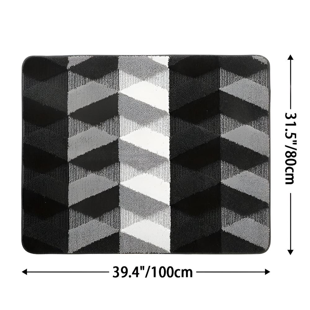 Zeno Vloerkleed - Microvezel Antislip Geometrisch 9