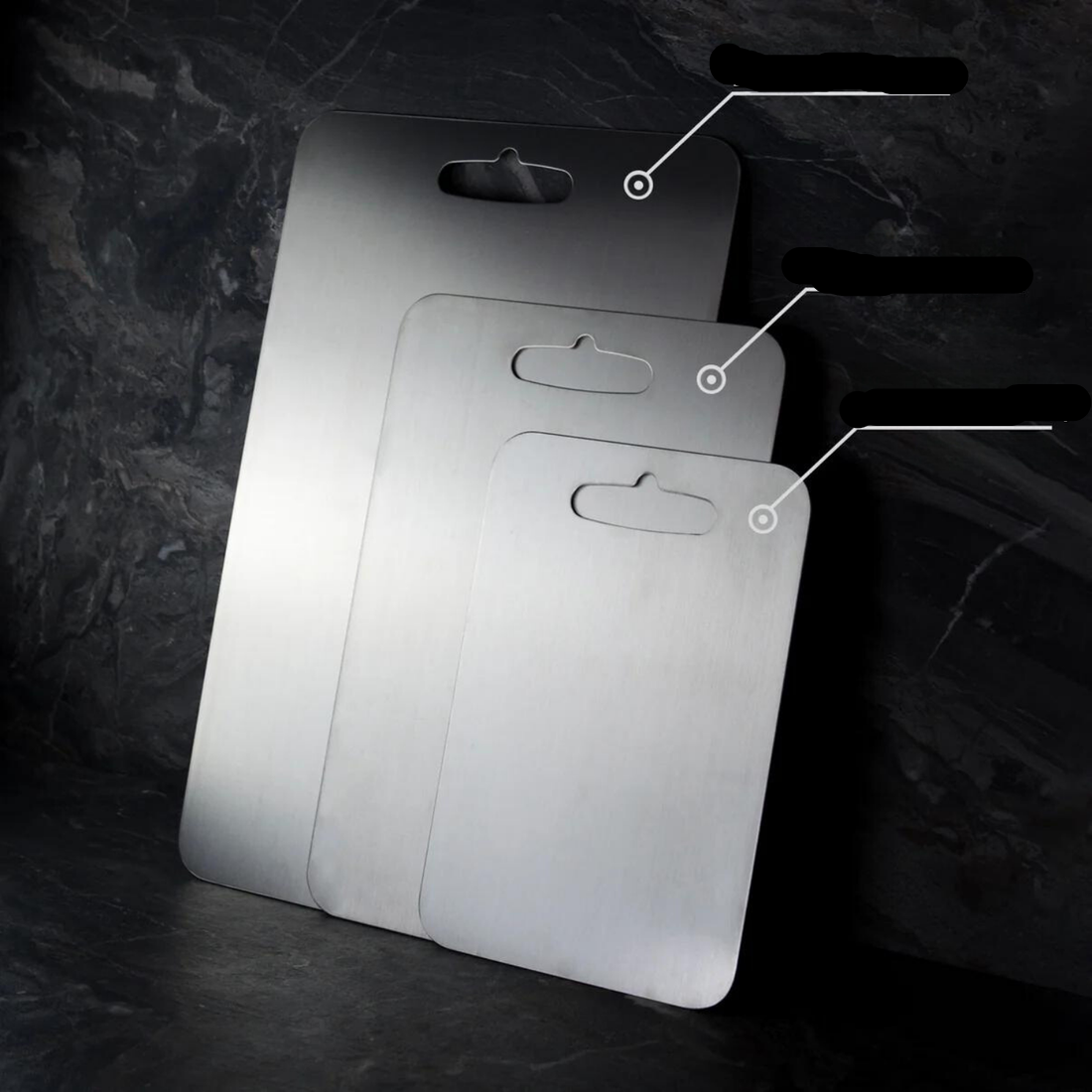 TitanPrep™ – Medisch Titanium Snijplank – Hygiënisch Keukenbord