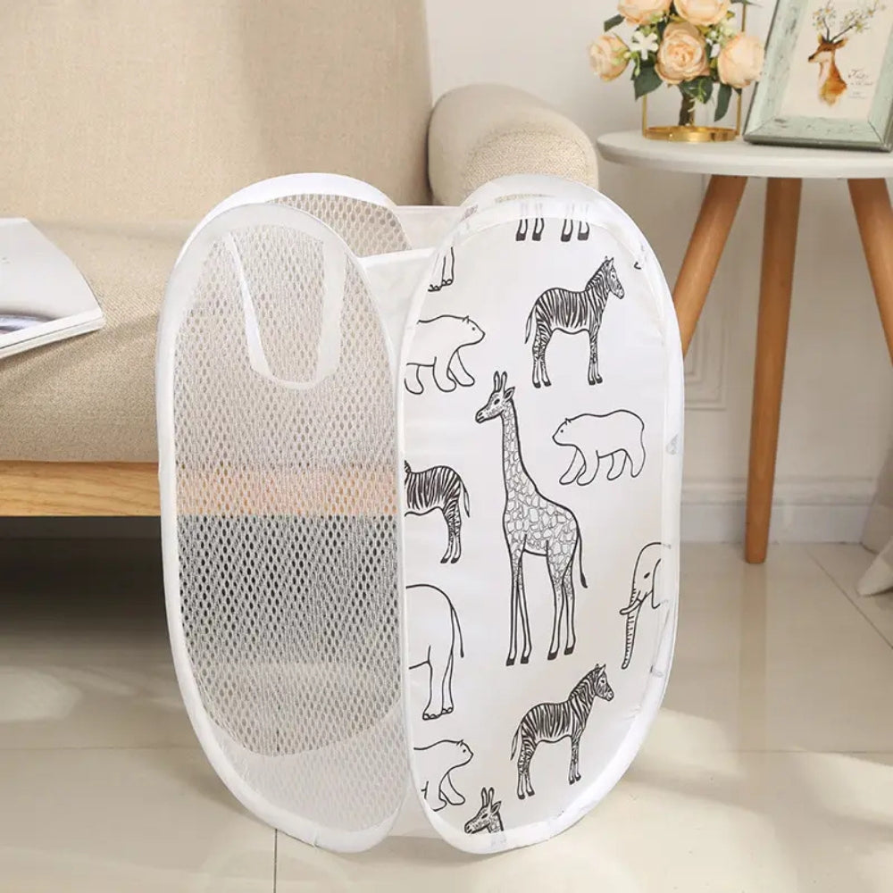 Zylo Animals Wasmand - Mesh, Opvouwbaar en Lichtgewicht 0