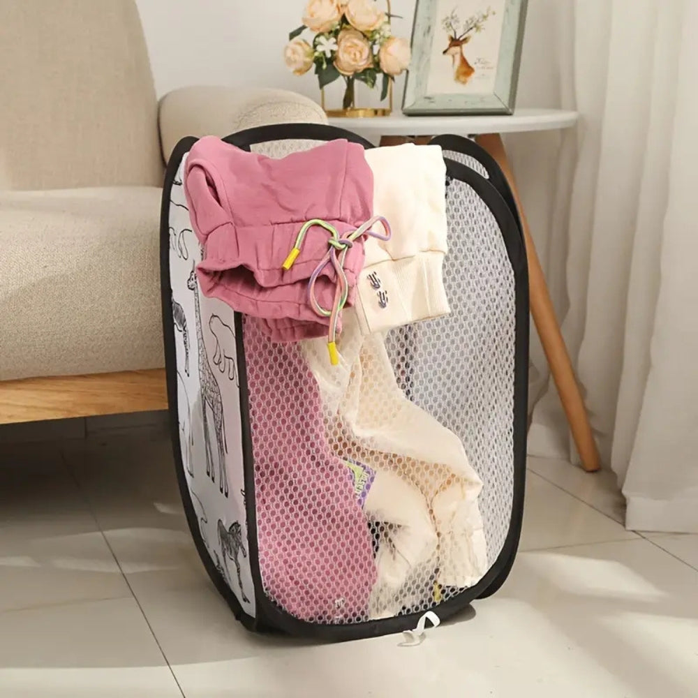 Zylo Animals Wasmand - Mesh, Opvouwbaar en Lichtgewicht 3