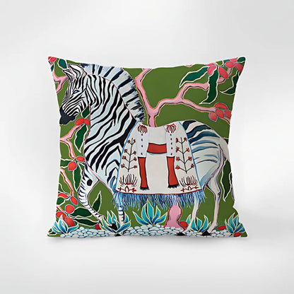Zyra Accentkussenhoes - Zebraprint, Botanische Details 0
