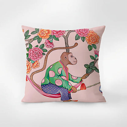 Zyra Accentkussenhoes - Zebraprint, Botanische Details 2
