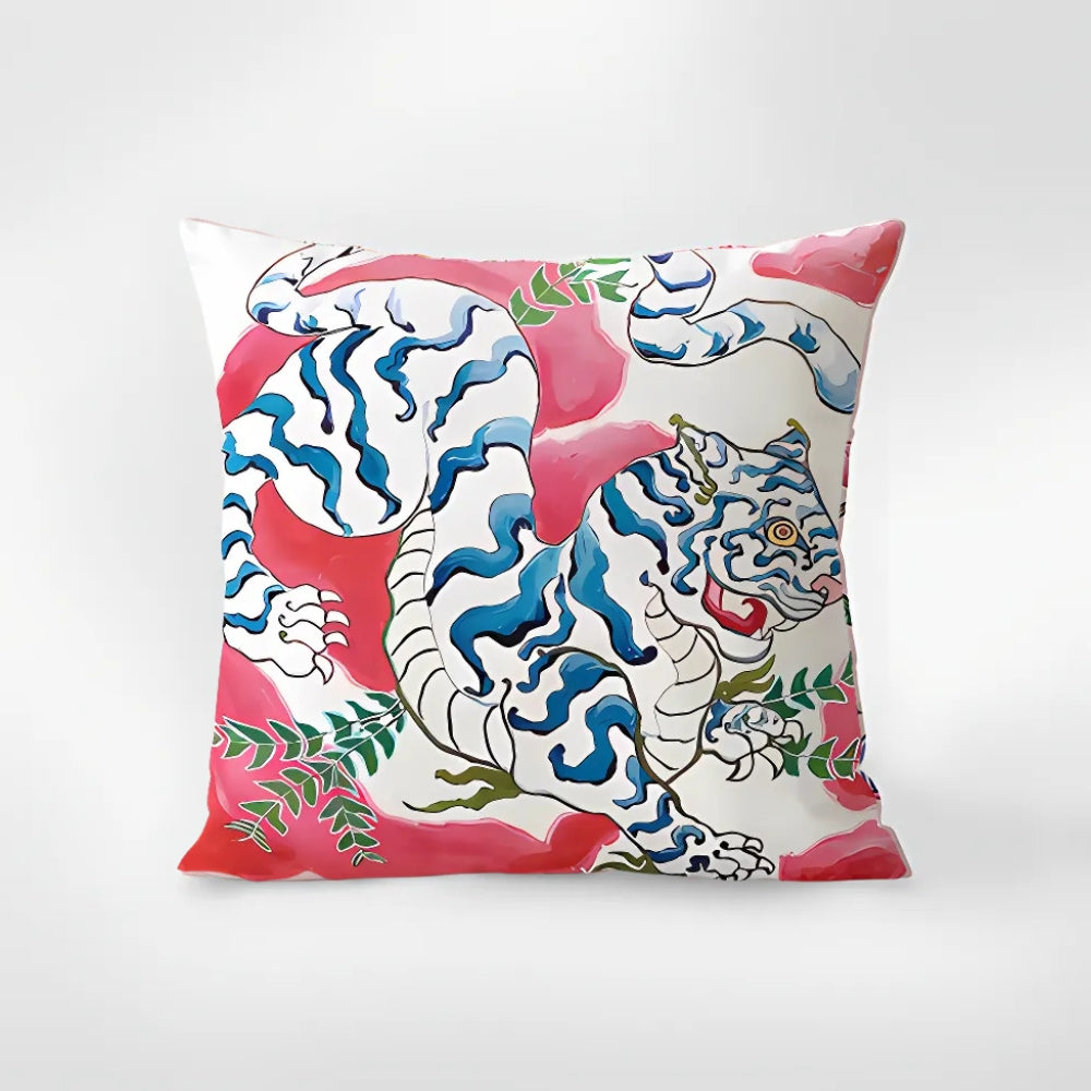 Zyra Accentkussenhoes - Zebraprint, Botanische Details 3
