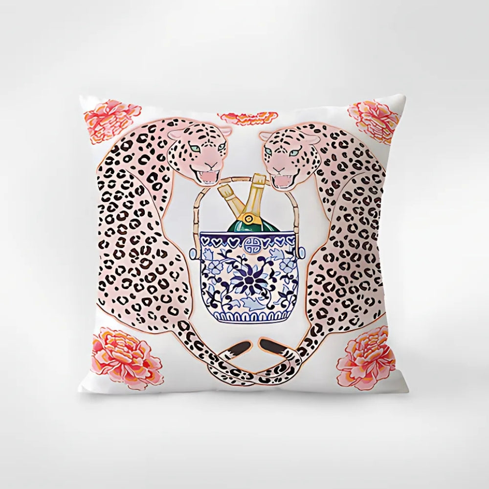 Zyra Accentkussenhoes - Zebraprint, Botanische Details 4