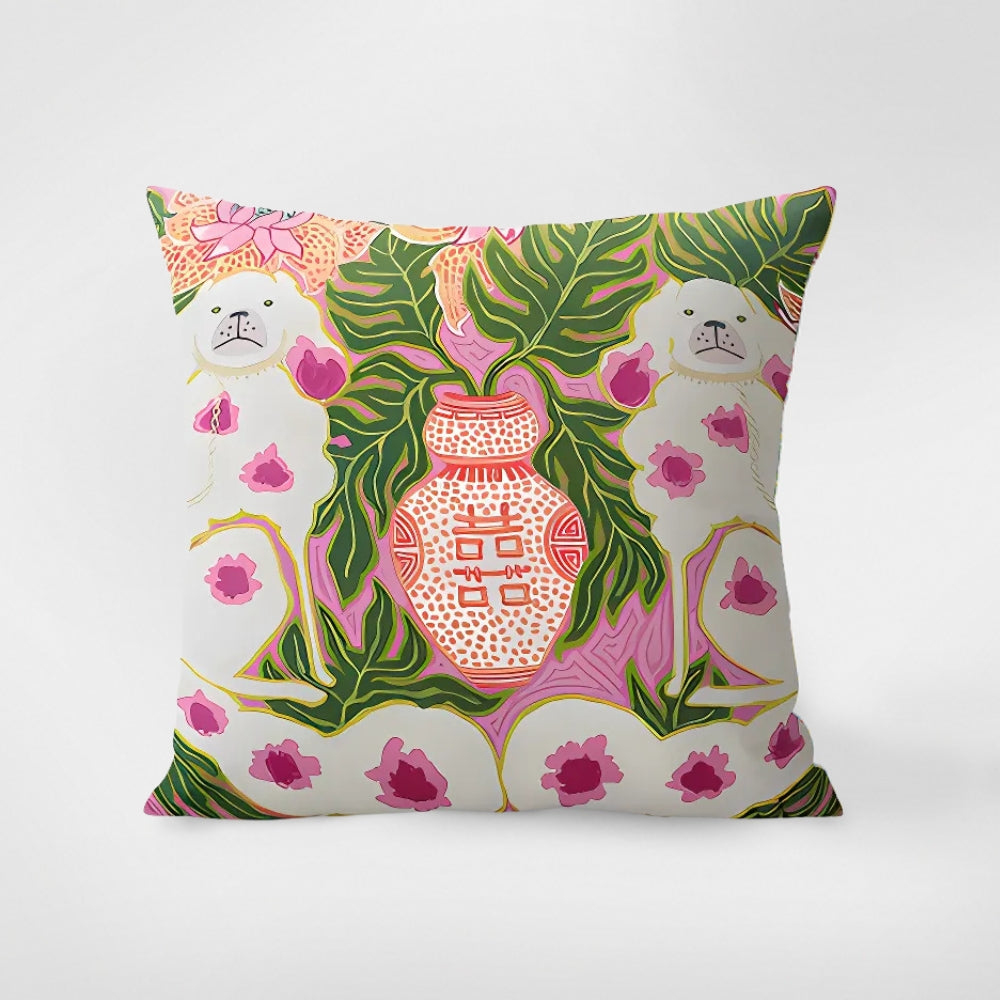 Zyra Accentkussenhoes - Zebraprint, Botanische Details 7