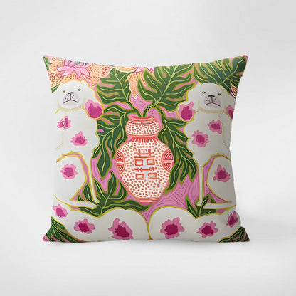 Zyra Accentkussenhoes - Zebraprint, Botanische Details 7