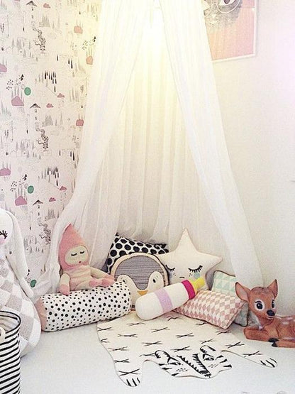 DreamVeil™ – Vintage Baby Hemel – Magische Canopy voor Kinderkamer