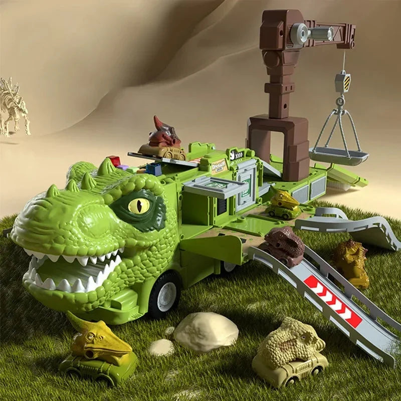RexRover™ – Opvouwbare Dinosaurus Truck met Licht Geluid – Educatief Speelplezier voor Kinderen