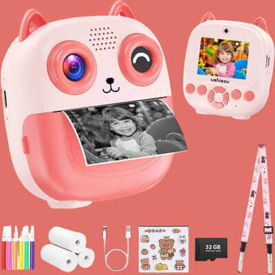 PixiCat™ – Instant Kindercamera met Printer – Creatief Fototoestel voor Kinderen