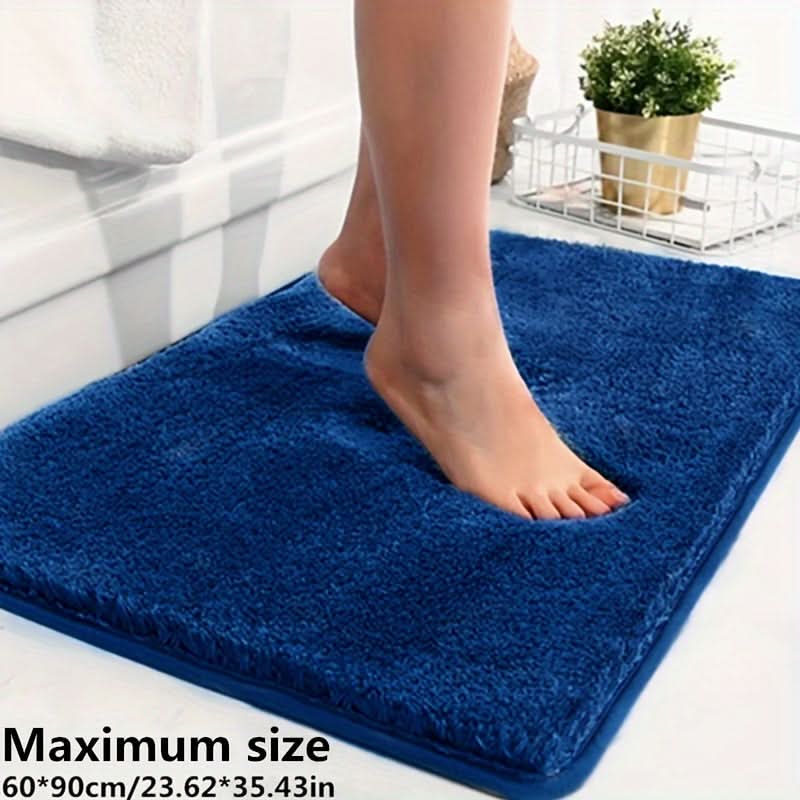 AquaSoftStripe™ – Dikke Absorberende Badmat – Antislip Badkamer Comfort