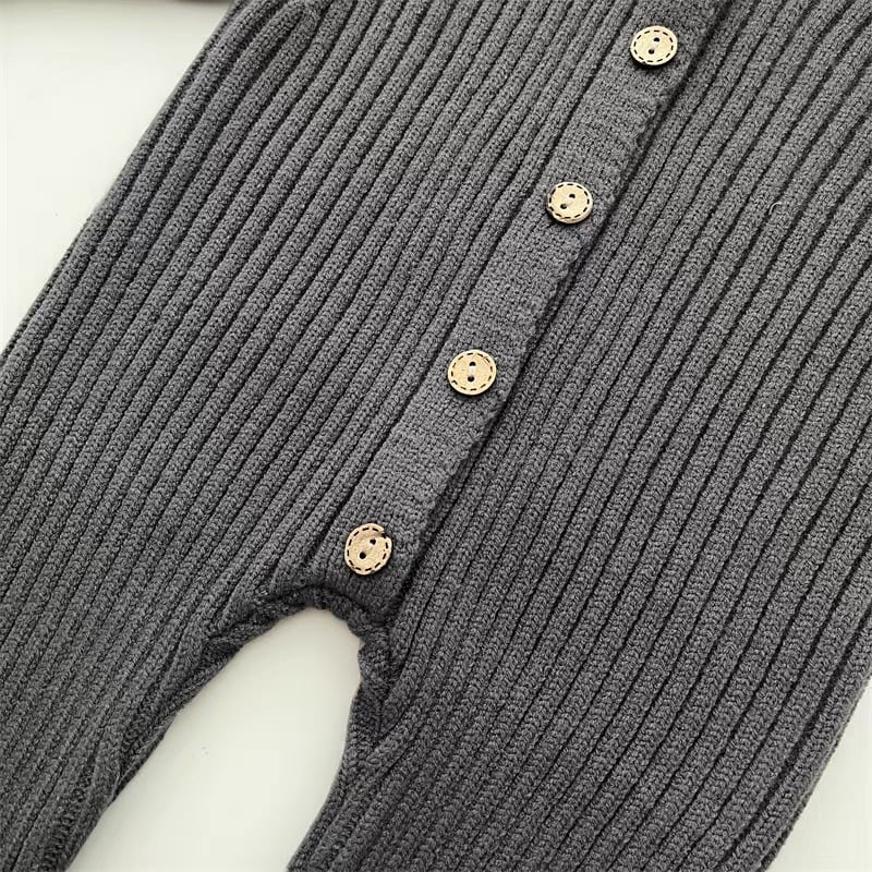 Woolberry™ – Zachte Gebreide Romper – Warme Knusheid voor Baby’s
