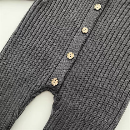 Woolberry™ – Zachte Gebreide Romper – Warme Knusheid voor Baby’s