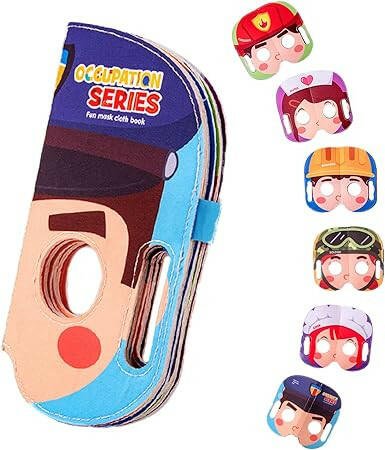 Imagimask™ – Stoffen Maskerboek voor Kinderen – Creatief Educatief Speelgoed