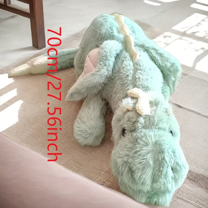 DinoHug™ – Langnek Pluche Dinosaurus Kussen – Zacht Speel- en Decoratiekussen
