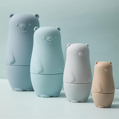 TeddyStack™ – Leren stapelen met plezier – Silicone speelgoed baby