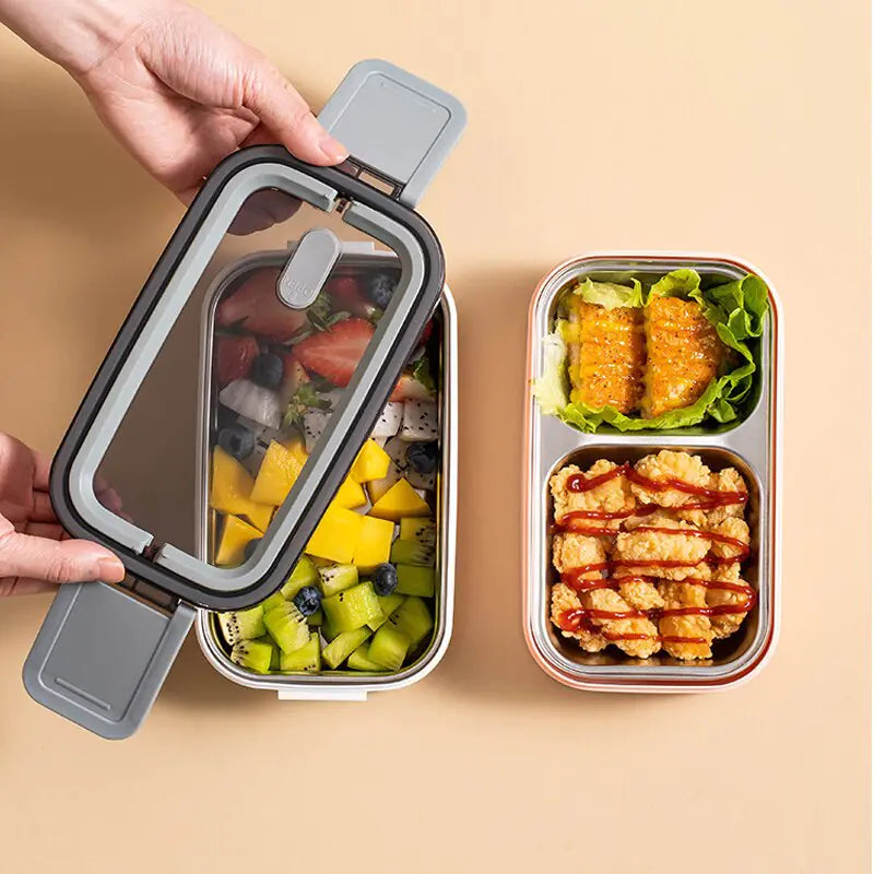 LunchNest™ – Bento Lunchbox met RVS Inzet – Lekvrije Maaltijdbox