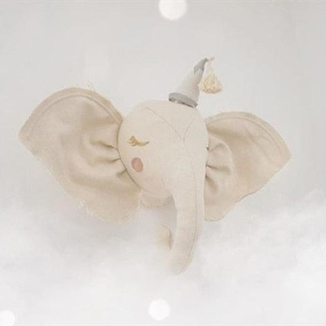 Wall Animals - Zachte Dierenwanddecoratie - Kinderkamer decoratie