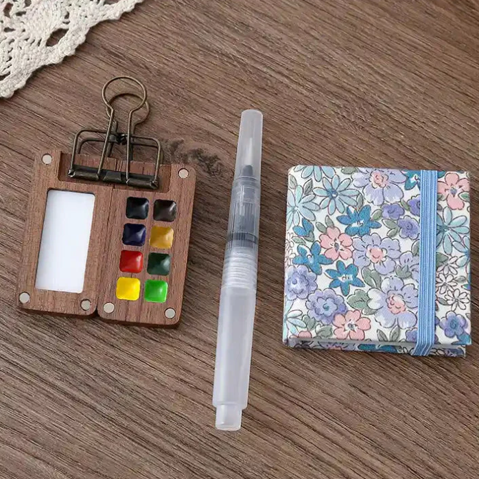 PocketPalette™ – Jouw artistieke reisgenoot – Mini mobiele verfset