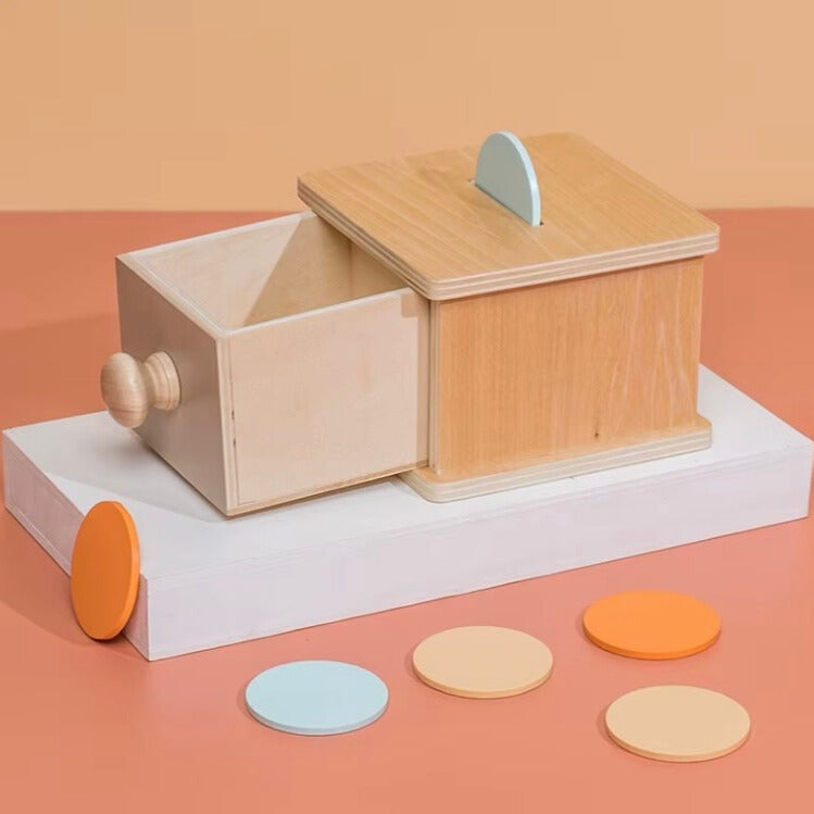 PeekBox™ – Montessori Object Permanentie Box – Ontdekkend Leren voor Peuters
