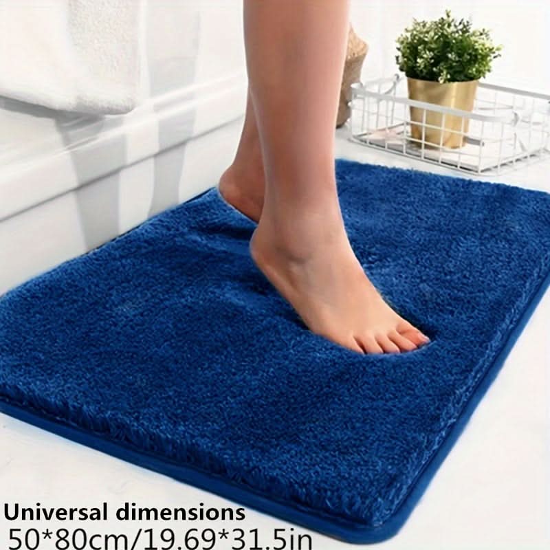 AquaSoftStripe™ – Dikke Absorberende Badmat – Antislip Badkamer Comfort