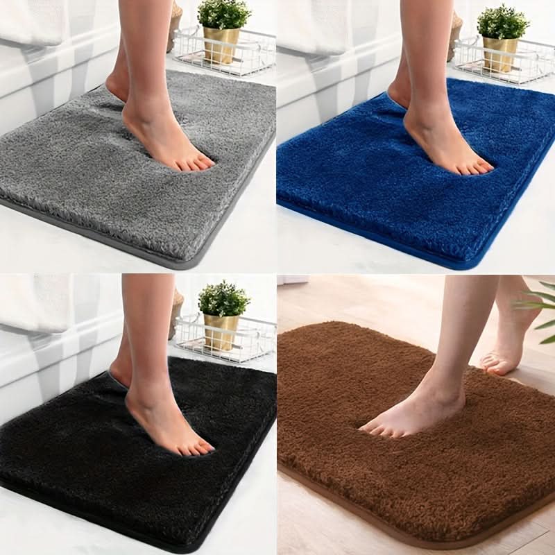 AquaSoftStripe™ – Dikke Absorberende Badmat – Antislip Badkamer Comfort