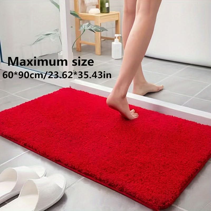 AquaSoftStripe™ – Dikke Absorberende Badmat – Antislip Badkamer Comfort