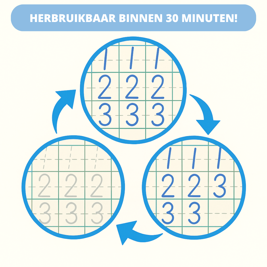 SchrijfWonder™ | Kennismaking met schrijven - Herbruikbare schrijfboekjes