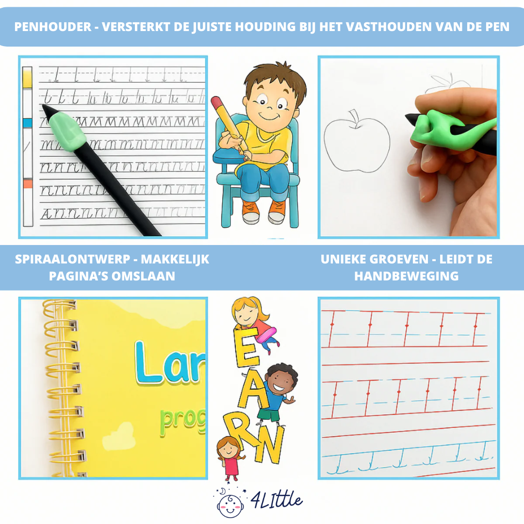 SchrijfWonder™ | Kennismaking met schrijven - Herbruikbare schrijfboekjes
