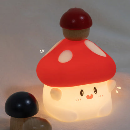 ToverHoed™ – Squishy Paddenstoel Nachtlamp – Zachte LED Sfeerverlichting
