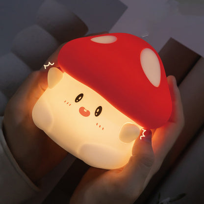 ToverHoed™ – Squishy Paddenstoel Nachtlamp – Zachte LED Sfeerverlichting