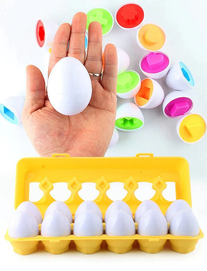 Montessori Matching Eggs - Leerzaam cadeau voor kinderen