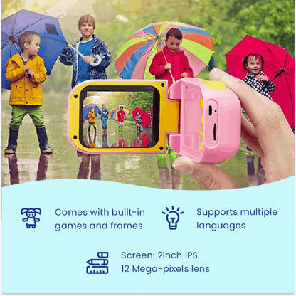 PixiCam™ – Digitale Kinder Camera & Video Recorder – Creatief Fotoplezier voor Kleine Ontdekkers