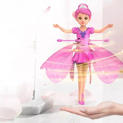 SkyDancer™ – Vliegende fee pop met LED-effecten en handbesturing