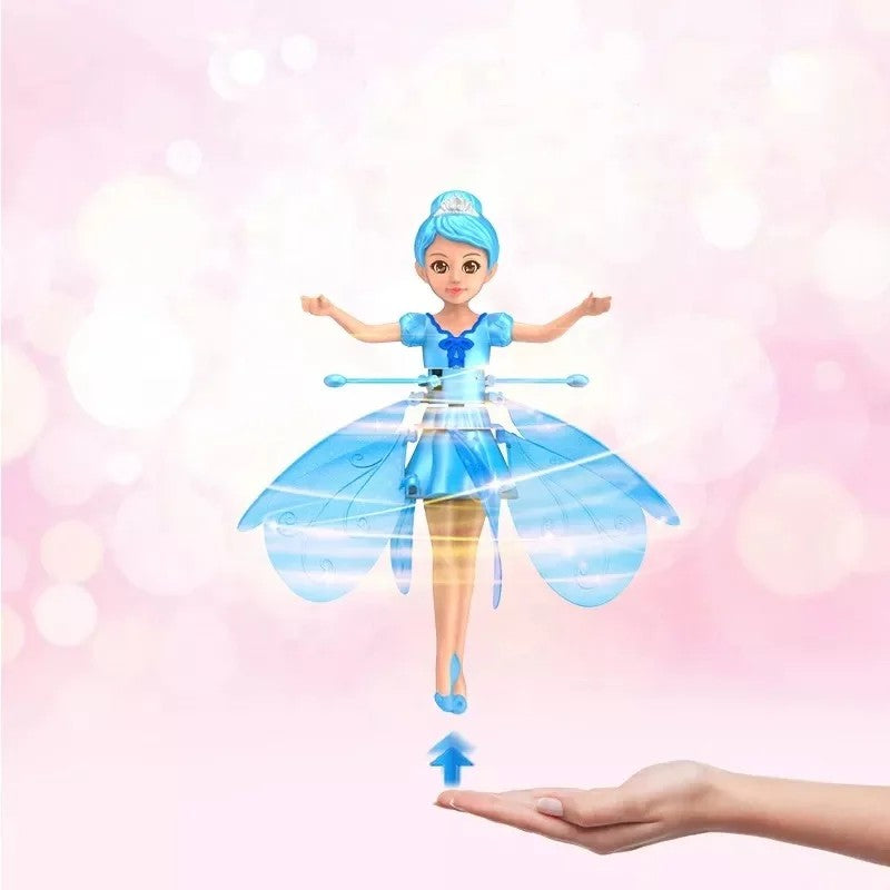 SkyDancer™ – Vliegende fee pop met LED-effecten en handbesturing