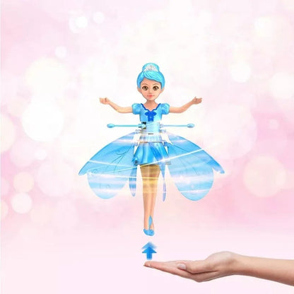 SkyDancer™ – Vliegende fee pop met LED-effecten en handbesturing
