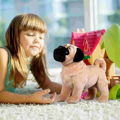 SnugPug™ – Realistische Mopshond Knuffel – Zacht Pluche Speelgoed